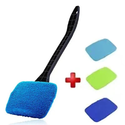 Car Window Cleaner Brush Kit – Interior Windshield Cleaning Tool