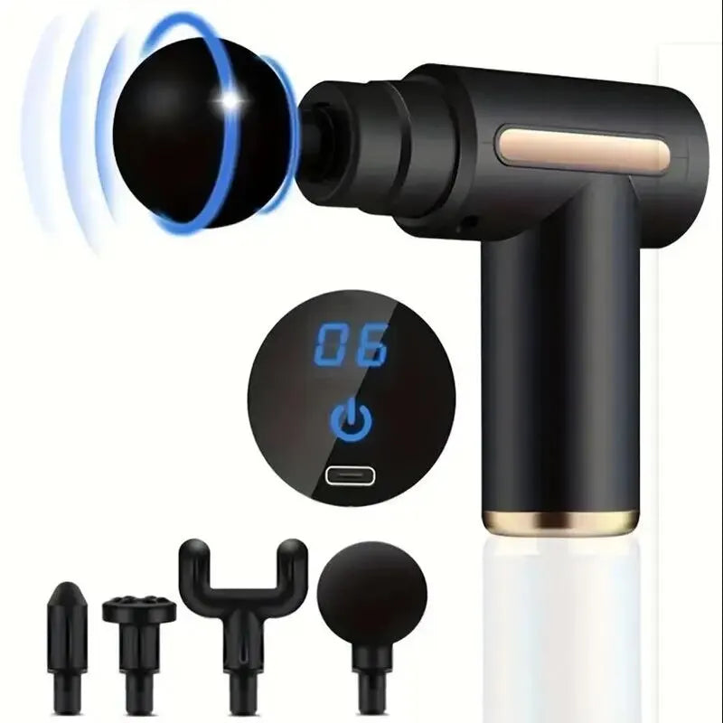 Professional Muscle Massage Gun – 99 Speed Levels, Deep Tissue Relief