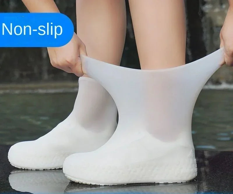 Silicone Waterproof Shoe Covers – Slip-Resistant Rain Overshoes